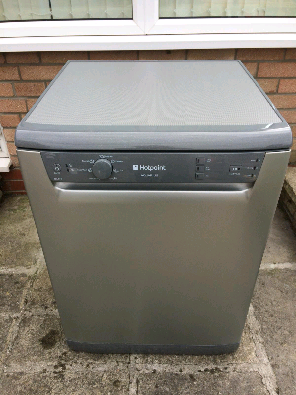 hotpoint aquarius dishwasher silver